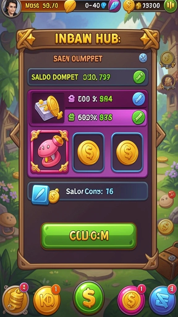Tampilan slot dengan tema petualangan fantastis.