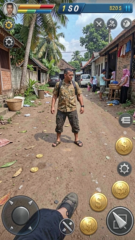 Gameplay yang dinamis dan penuh tantangan.