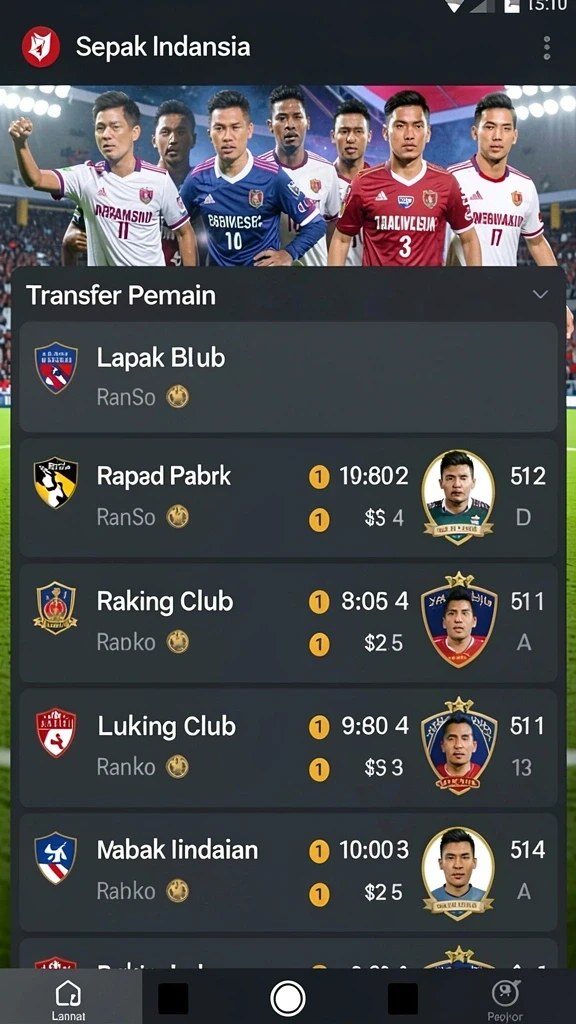 Berbagai pilihan karakter yang dapat dipilih oleh pemain.