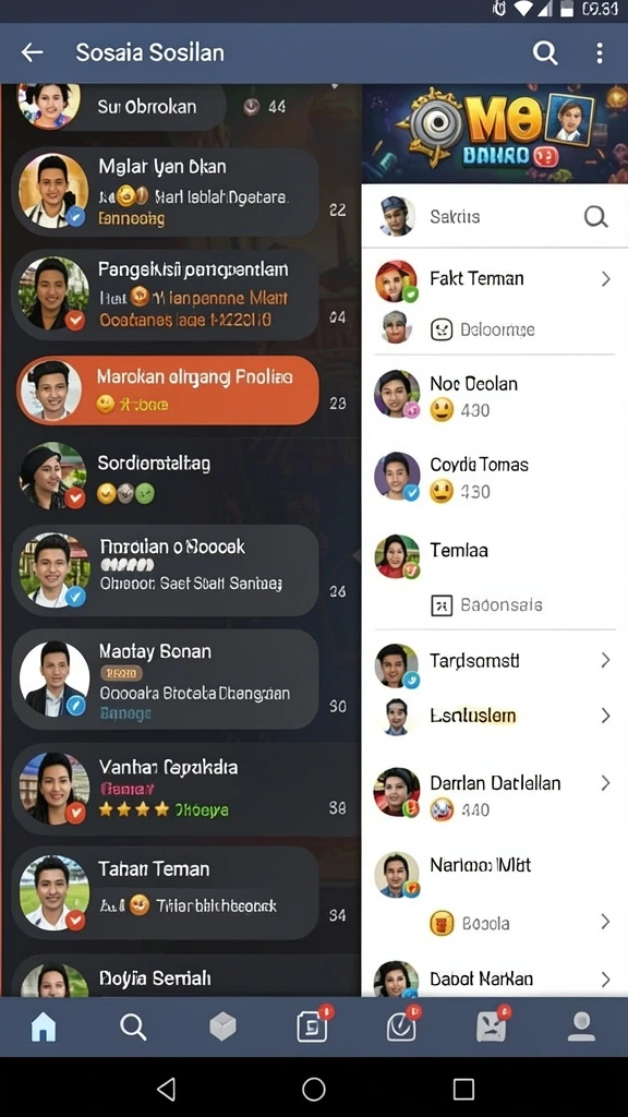 Tampilan antarmuka yang menarik dan mudah digunakan.