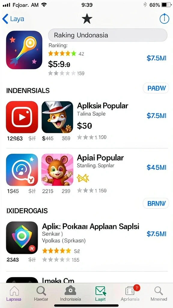 Tampilan antarmuka yang menarik dan mudah digunakan.