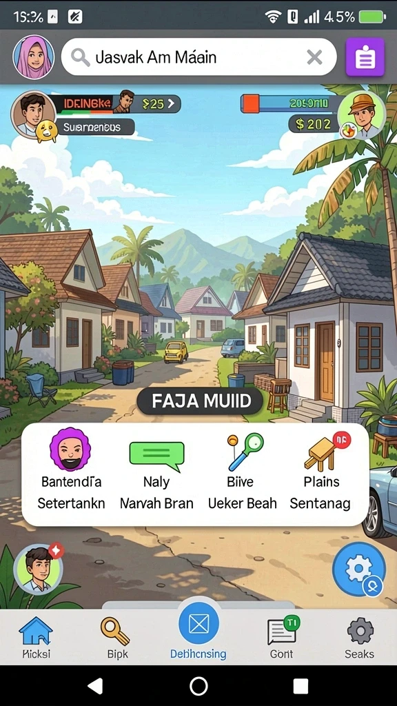 Tampilan antarmuka yang menarik dan mudah digunakan.