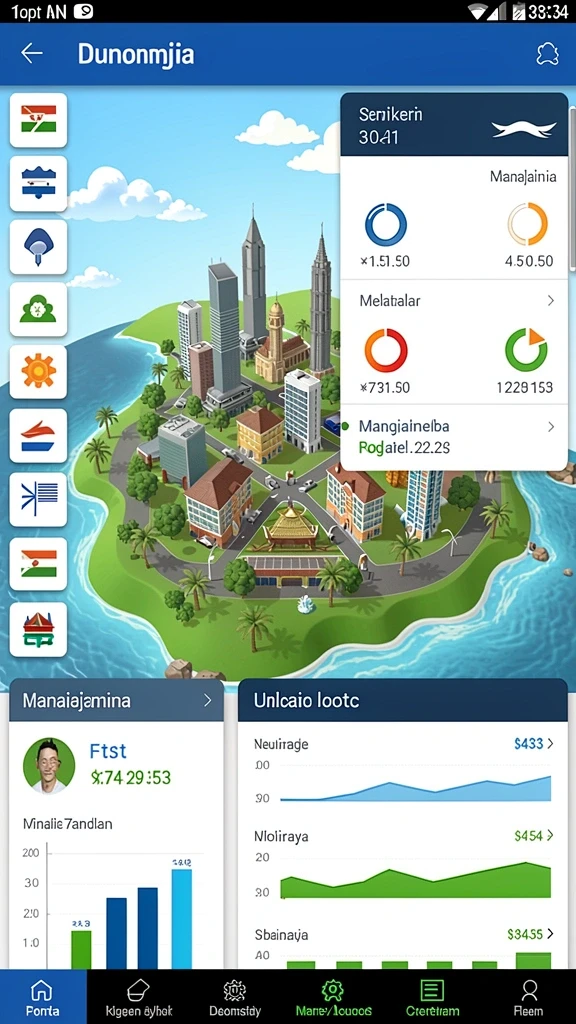 Tampilan antarmuka yang modern dan ramah pengguna.