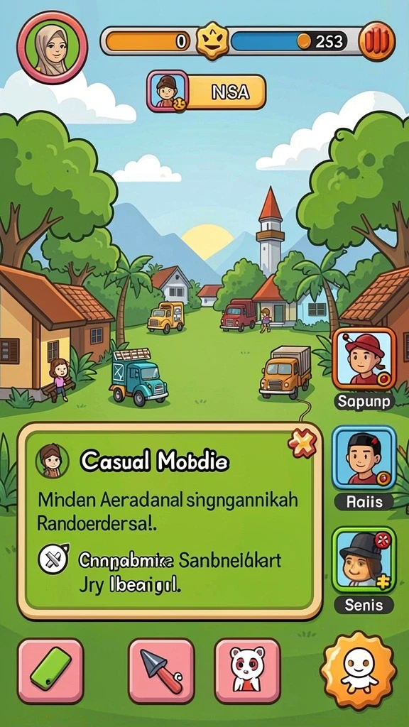 Tampilan antarmuka yang modern dan menarik.