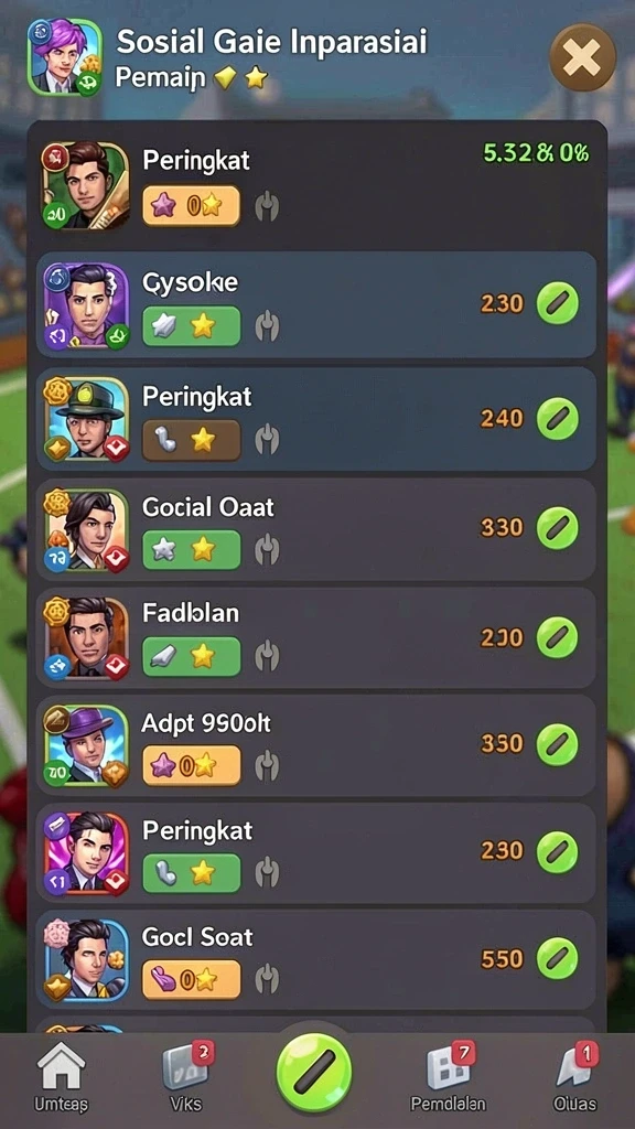 Berbagai pilihan permainan slot yang menghibur.