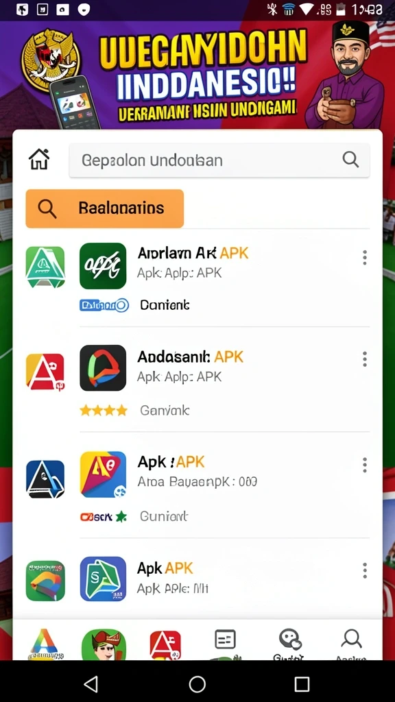 Tampilan antarmuka yang sederhana dan menarik.