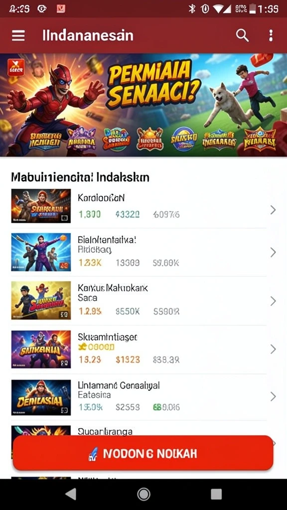 Tampilan antarmuka yang mudah digunakan.
