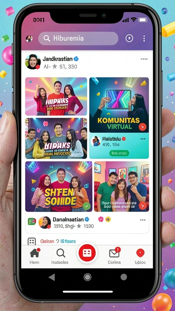 Tampilan grafis yang memukau dalam DEWI5000.