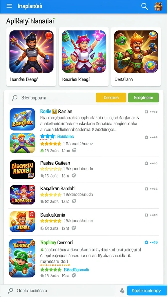 Berbagai pilihan permainan slot dengan tema unik.