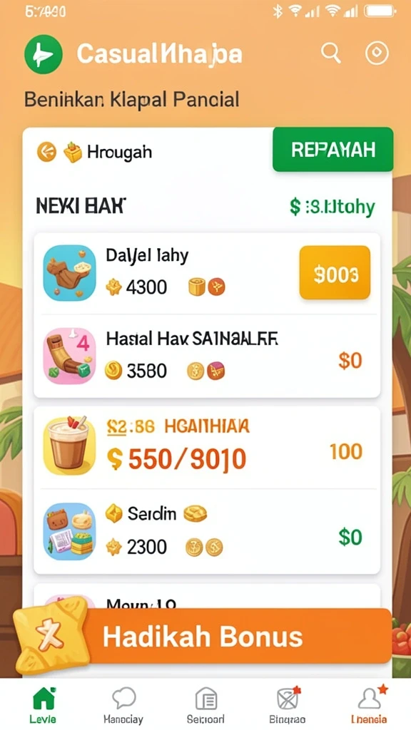 Fitur bonus yang menggiurkan dan mengasyikkan.