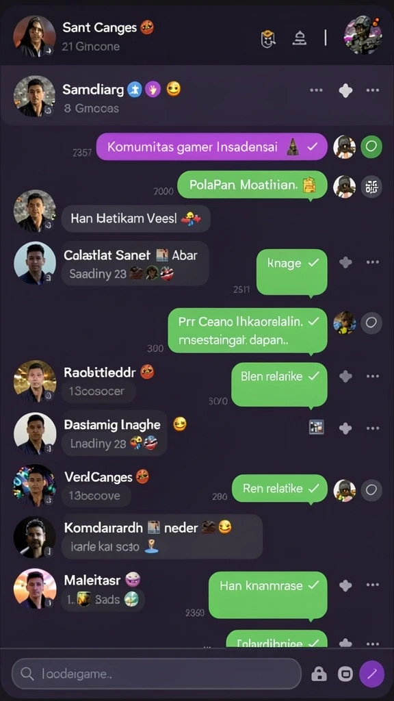 Screenshot menunjukkan antarmuka bermain yang menarik dan dinamis.