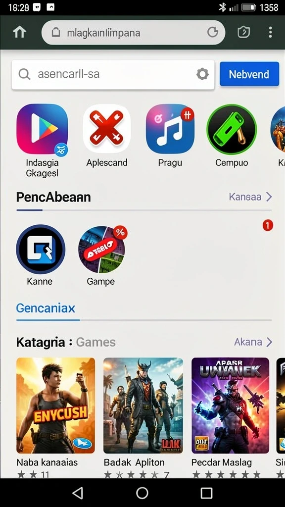 Tampilan antarmuka pengguna yang ramah.