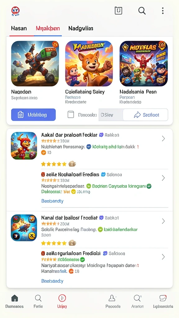 Mode permainan yang bervariasi dan seru.