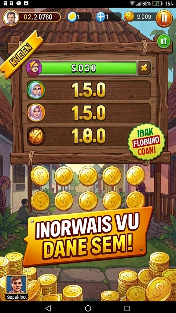 Screenshot menampilkan permainan yang menarik dan interaktif.