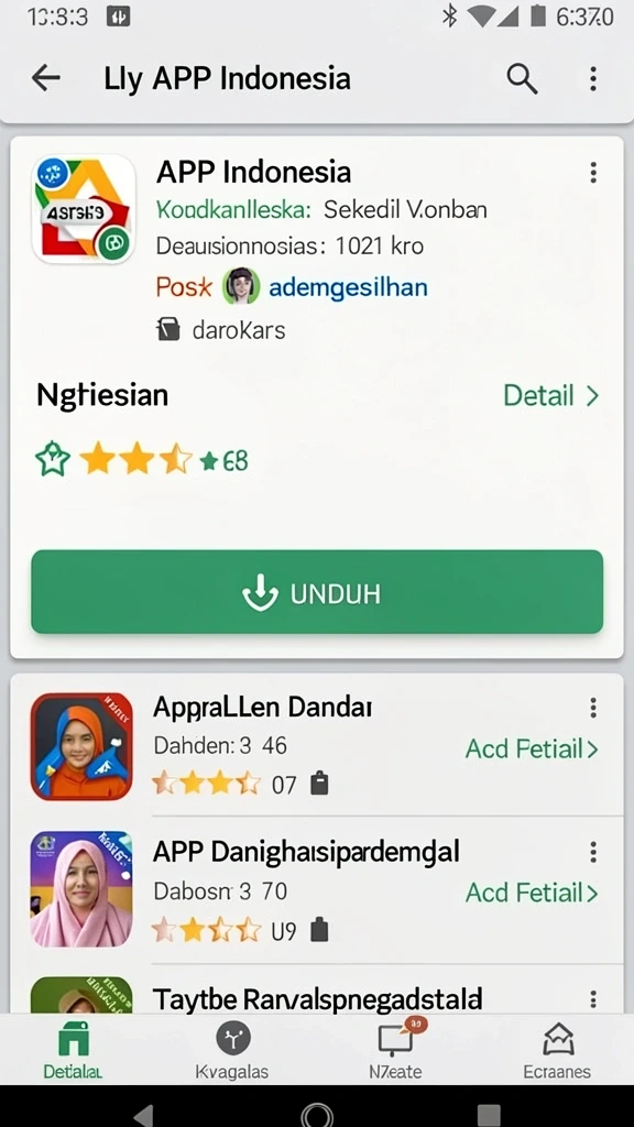 Tampilan awal yang menarik saat memulai permainan.