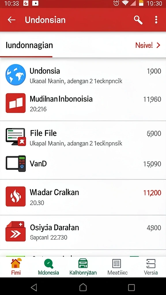 Tema permainan yang beragam dan menarik.