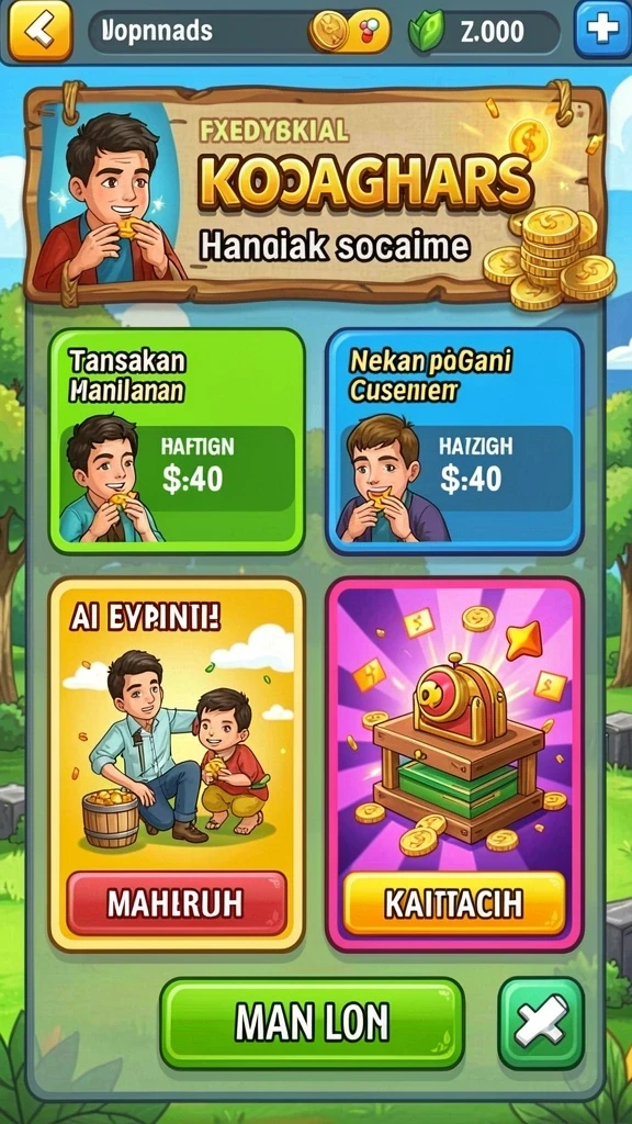 Screenshot saat pemain meraih bonus besar.