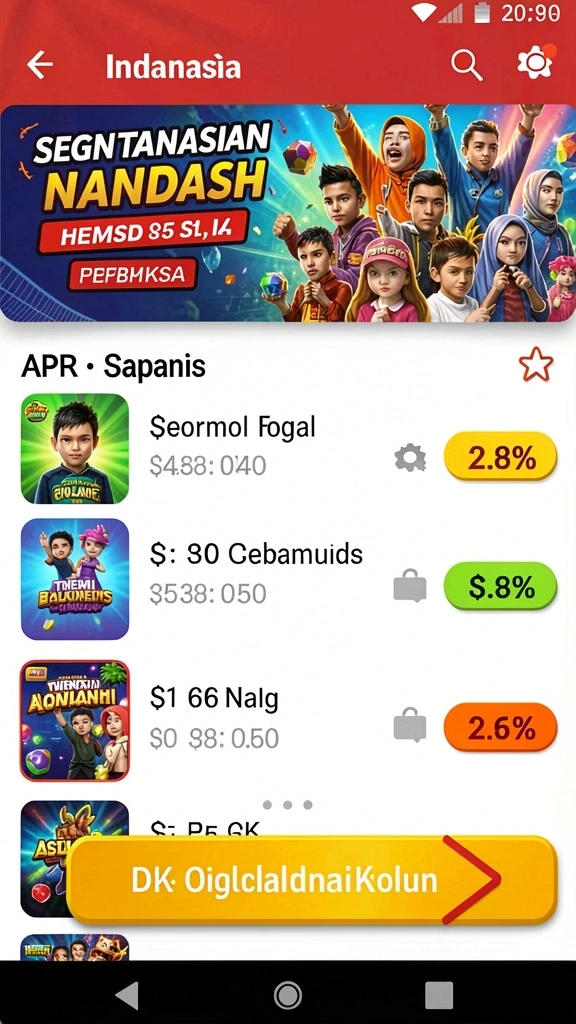Tampilan antarmuka yang ramah pengguna.