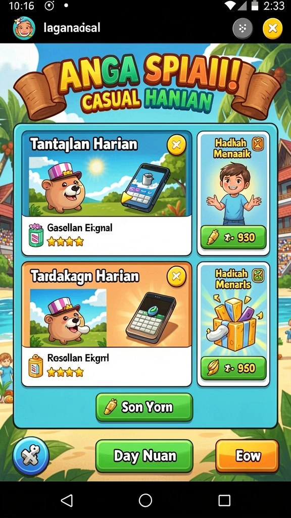 Grafis berwarna yang memikat dan berkualitas tinggi.