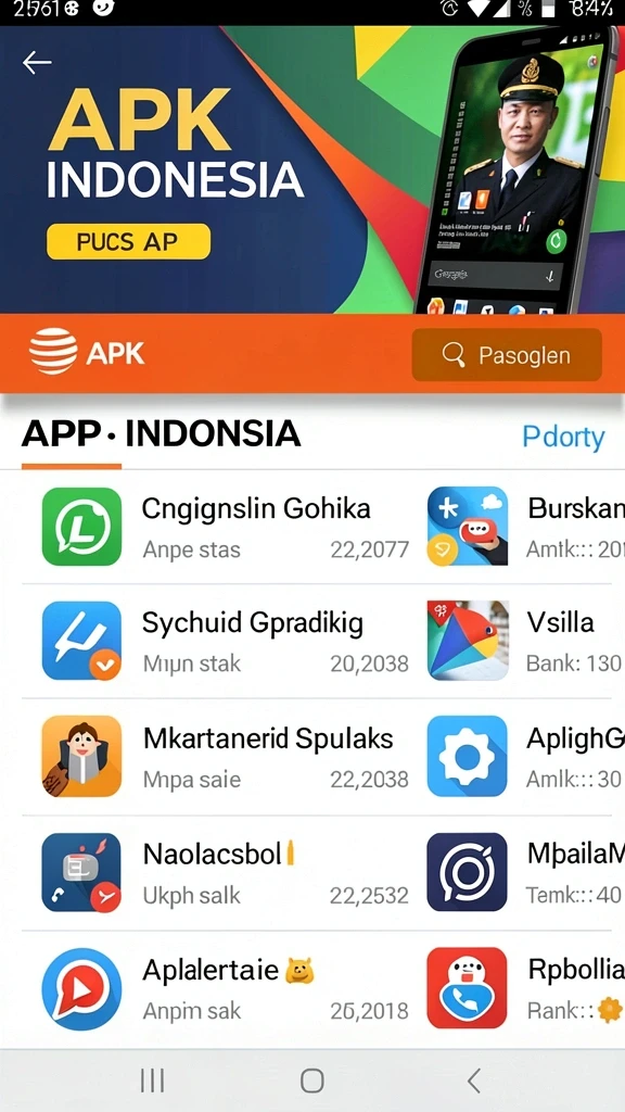 Tampilan awal yang menarik dan mudah dinavigasi.