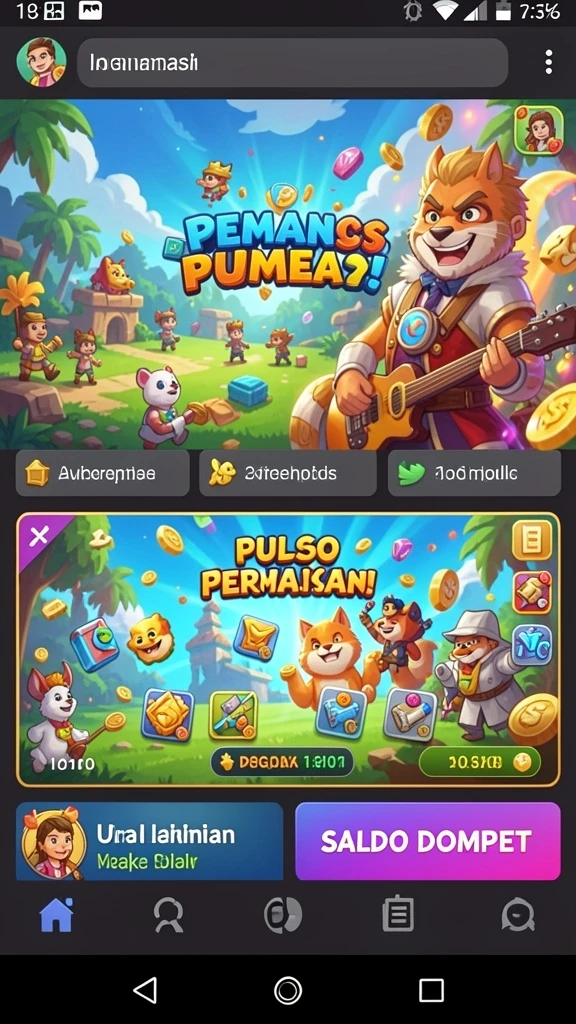 Terdapat berbagai mode permainan yang seru.