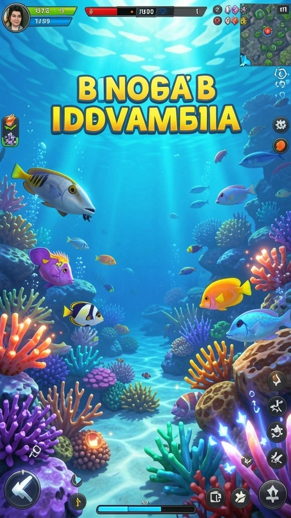 Tampilan dasbor permainan yang intuitif.