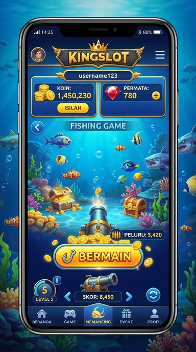 kingslot — menu pengaturan